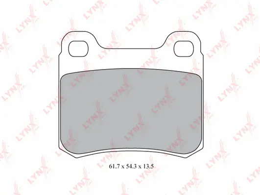 Kit de plaquettes de frein, frein à disque LYNXAUTO BD-5322