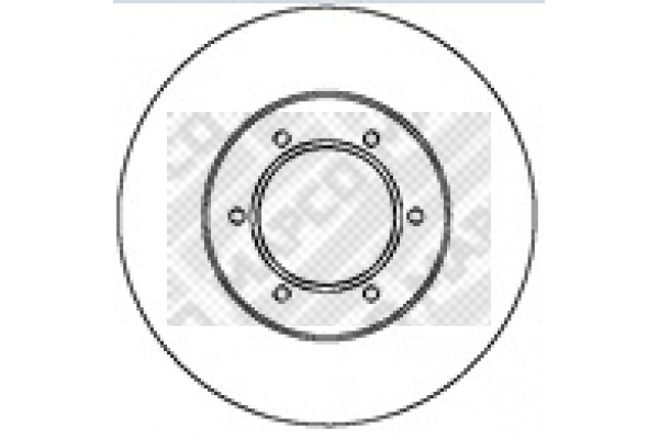 Disque de frein MAPCO 15281
