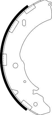 Jeu de mâchoires de frein NISSHINBO NS3004