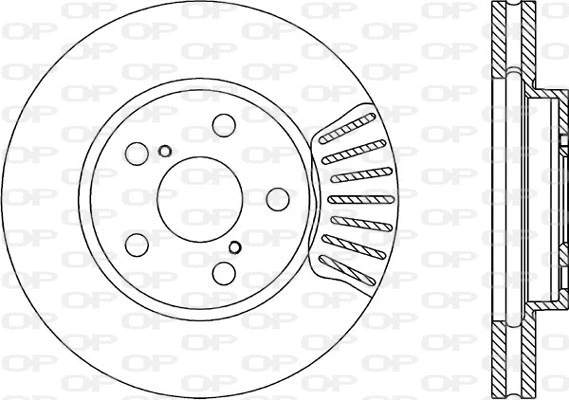 Disque de frein OPEN PARTS BDA1727.20