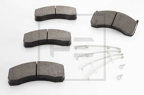 Kit de plaquettes de frein, frein à disque PE Automotive 086.327-00A