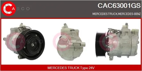 Compresseur, climatisation CASCO CAC63001GS