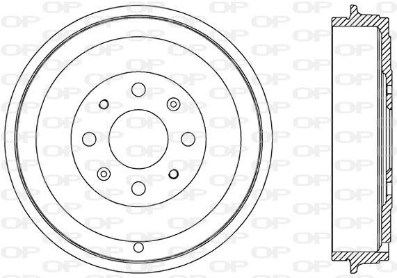 Tambour de frein OPEN PARTS BAD9066.10