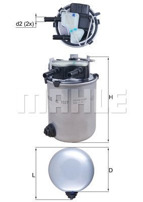 Filtre à carburant WILMINK GROUP WG2325941