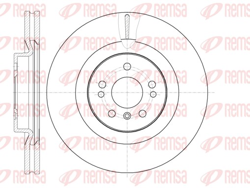 Disque de frein REMSA 61030.10