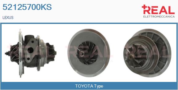 Groupe carter, turbocompresseur REAL 52125700KS