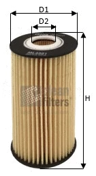 Filtre à huile CLEAN FILTERS ML4581