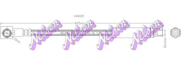 Flexible de frein KAWE H4009