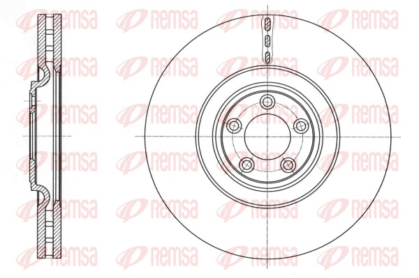 Disque de frein REMSA 61746.10