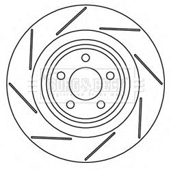 Disque de frein BORG & BECK BBD6007S