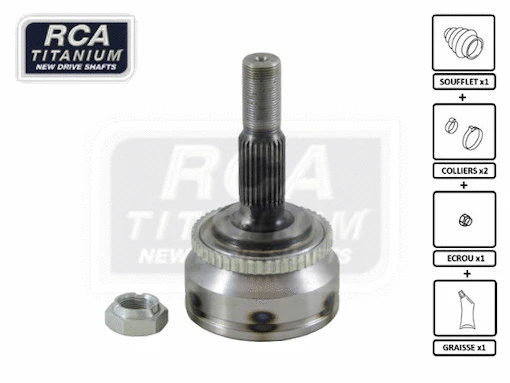 Jeu de joints, arbre de transmission RCA FRANCE VO01A