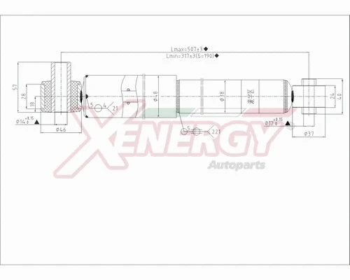 Amortisseur AP XENERGY X393343