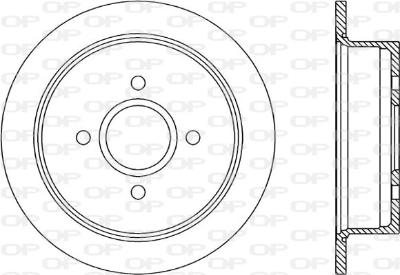 Disque de frein OPEN PARTS BDR1187.10