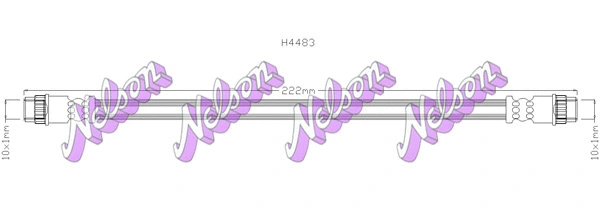 Flexible de frein KAWE H4483