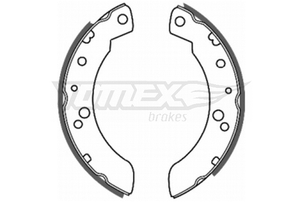 Jeu de mâchoires de frein TOMEX Brakes TX 20-33