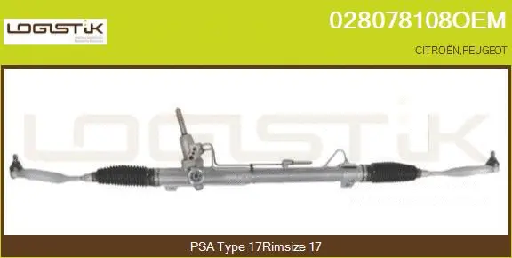 Crémaillère de direction LGK 028078108OEM