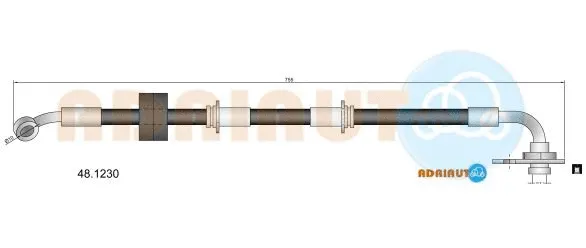 Flexible de frein ADRIAUTO 48.1230