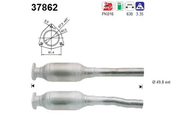 Catalyseur AS 37862