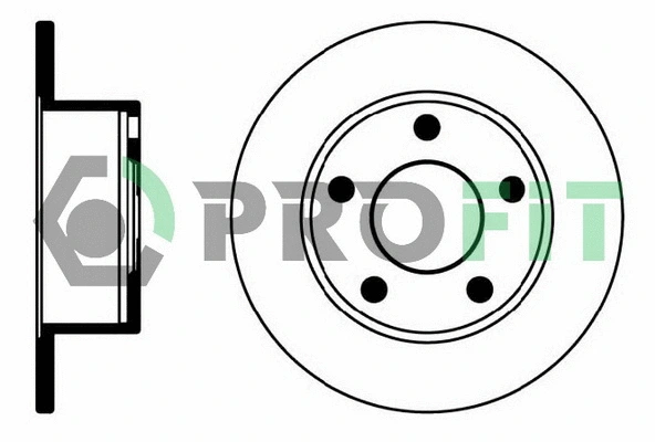 Disque de frein PROFIT 5010-0321