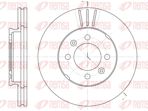 Disque de frein REMSA 6109.10