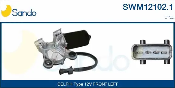 Moteur d'essuie-glace SANDO SWM12102.1