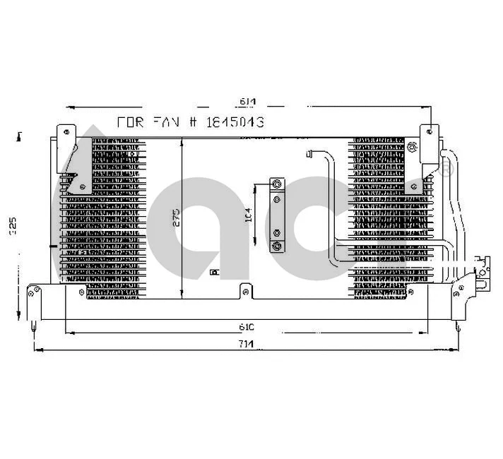 Condenseur, climatisation ACR 300089