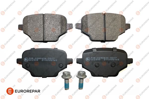 Kit de plaquettes de frein, frein à disque EUROREPAR 1689800480