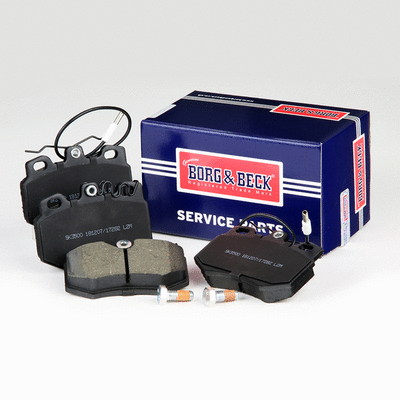 Kit de plaquettes de frein, frein à disque BORG & BECK BBP1111