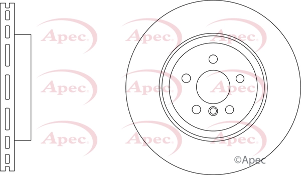 Disque de frein APEC DSK3475