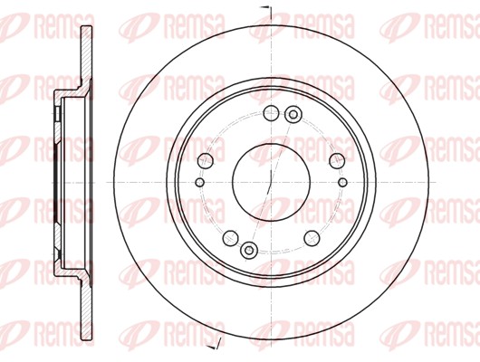 Disque de frein REMSA 61816.00