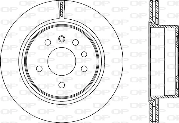 Disque de frein OPEN PARTS BDR2227.20