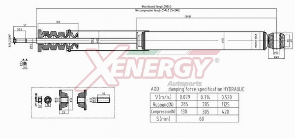 Amortisseur AP XENERGY X805344