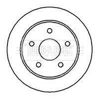 Disque de frein BORG & BECK BBD4655
