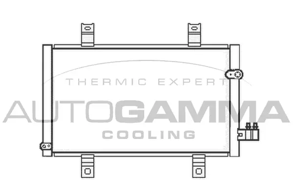 Condenseur, climatisation AUTOGAMMA 105198