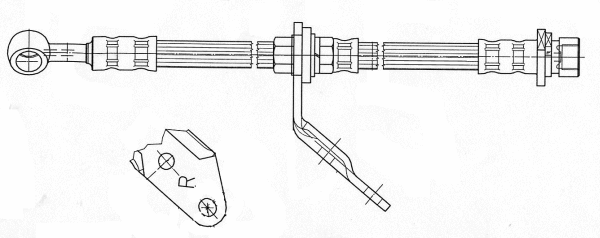Flexible de frein CEF 511998