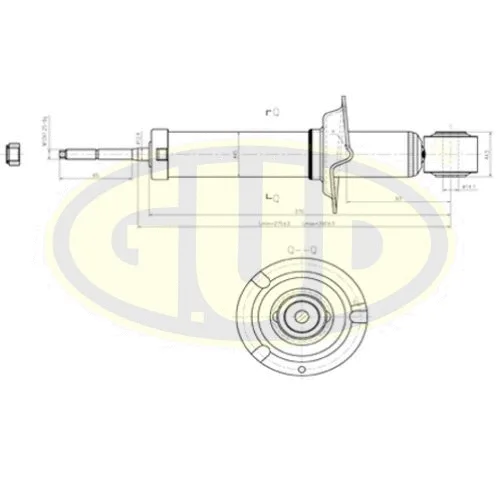 Amortisseur G.U.D. GSA341463