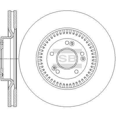 Disque de frein Hi-Q SD1149