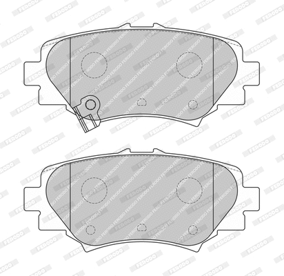 Kit de plaquettes de frein, frein à disque FERODO FDB4700-D