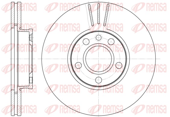 Disque de frein REMSA 6660.10