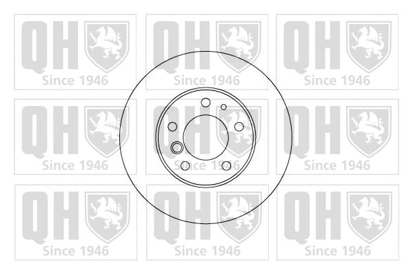 Disque de frein QUINTON HAZELL BDC4522