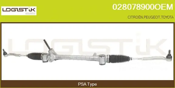 Crémaillère de direction LGK 028078900OEM