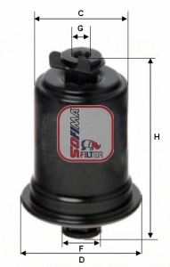 Filtre à carburant SOFIMA S 1609 B