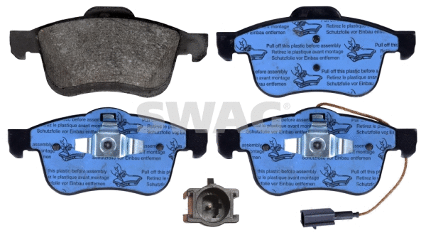 Kit de plaquettes de frein, frein à disque SWAG 70 11 6059
