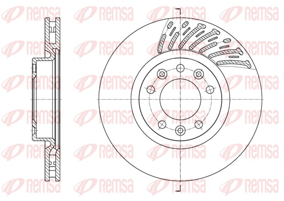 Disque de frein REMSA 61556.10