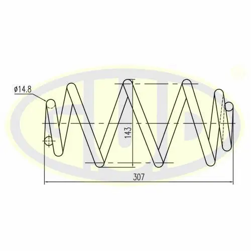 Ressort de suspension G.U.D. GCS262058