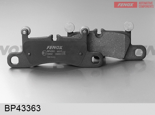 Kit de plaquettes de frein, frein à disque FENOX BP43363