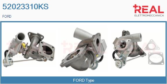 Turbocompresseur, suralimentation REAL 52023310KS