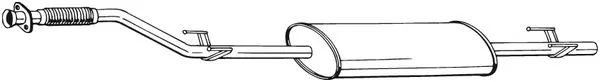 Silencieux avant BOSAL 293-209