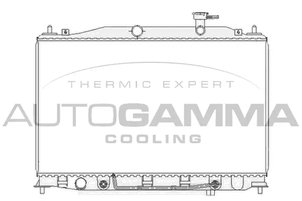 Radiateur, refroidissement du moteur AUTOGAMMA 104827