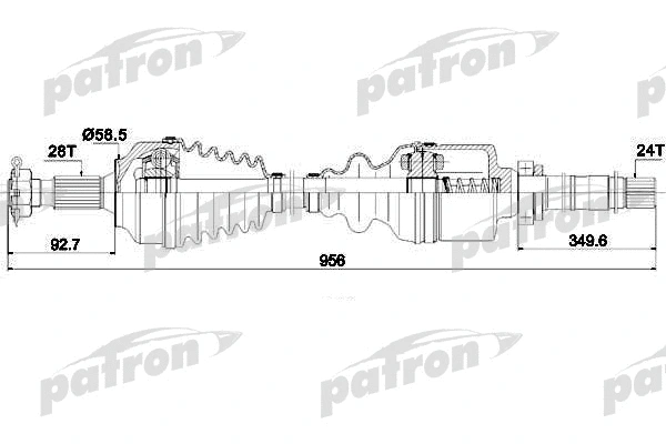 Arbre de transmission PATRON PDS4580